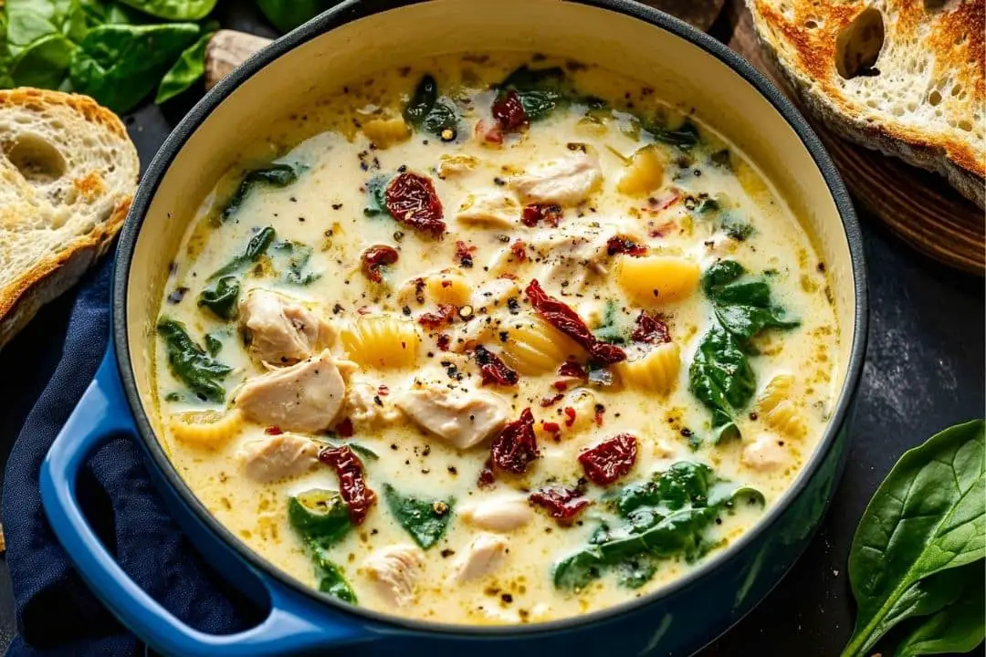 Creamy Tuscan Chicken Soup Recipe
