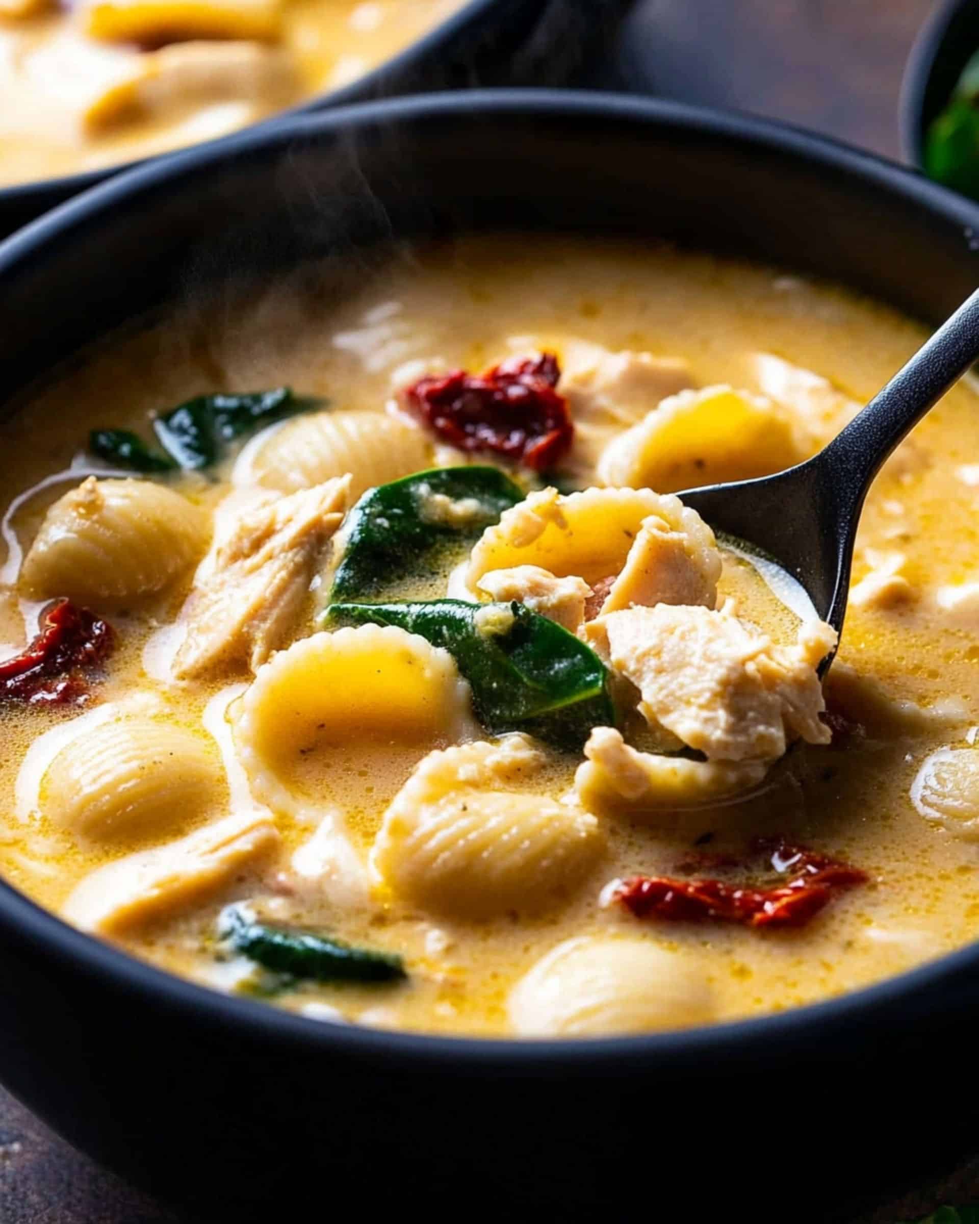 Creamy Tuscan Chicken Soup Recipe