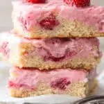 Strawberry Lemon Blondies Recipe