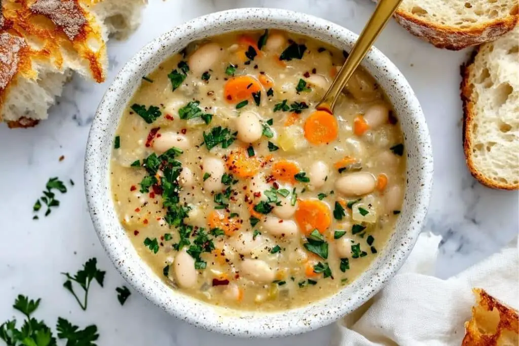 Tuscan White Bean Soup Recipe