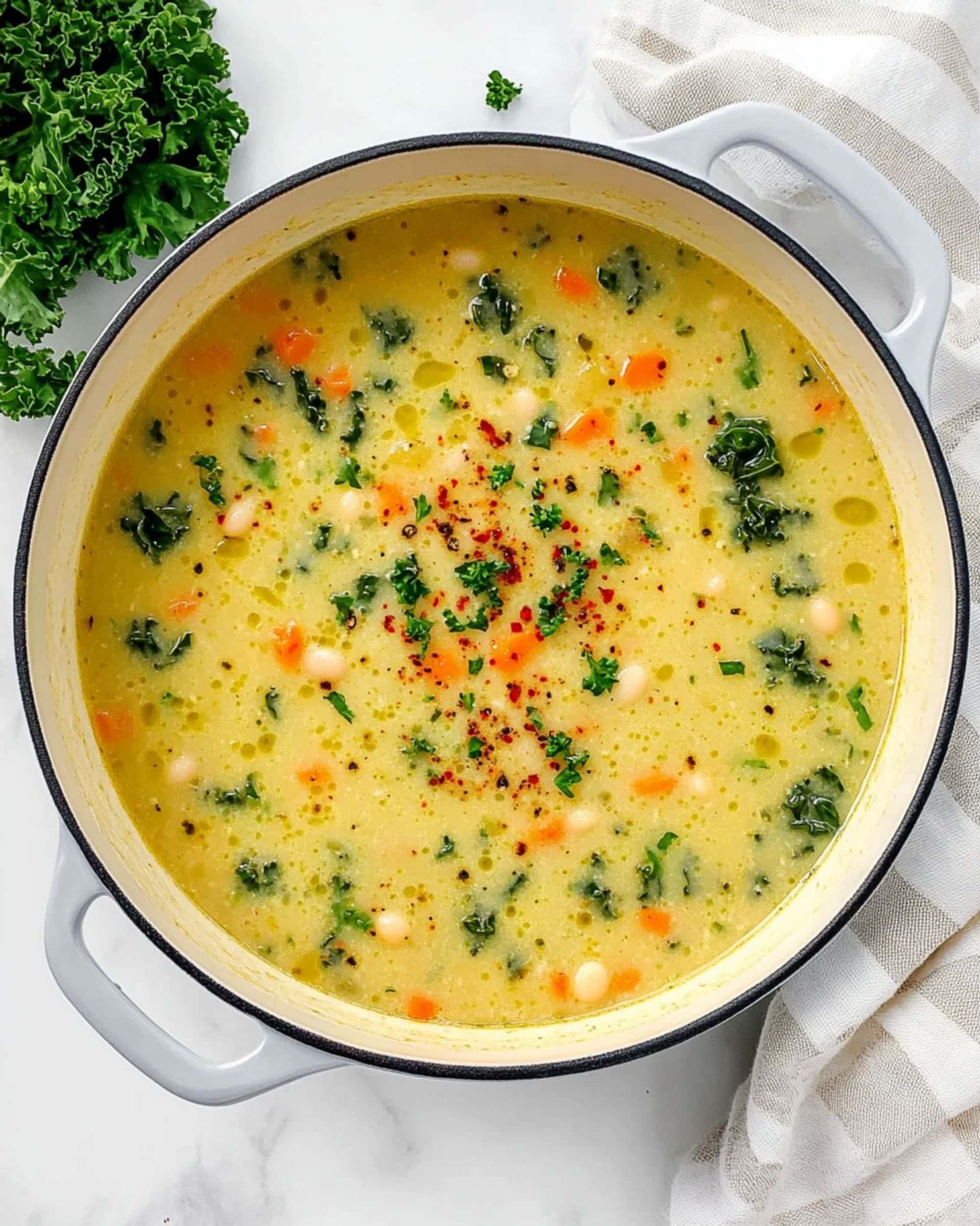 Tuscan White Bean Soup Recipe