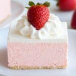 3 Ingredient No Bake Strawberry Cloud Cake Recipe