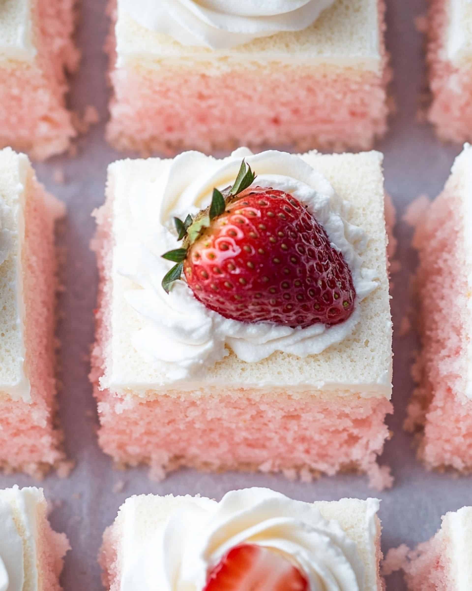 3 Ingredient No Bake Strawberry Cloud Cake Recipe