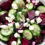Beet Salad with Feta, Cucumbers, and Dill Recipe