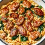 Creamy Chicken Sausage Orzo Recipe
