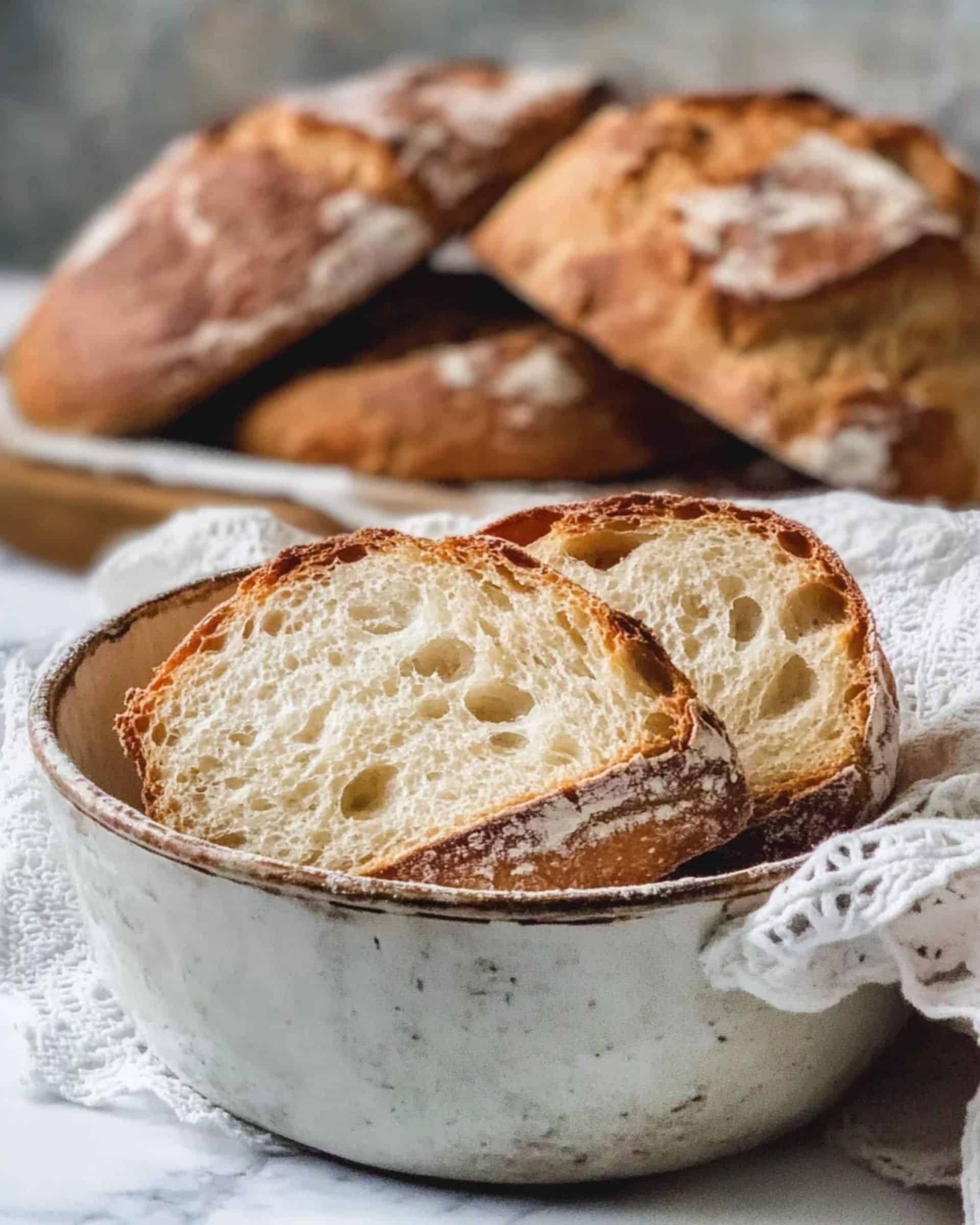 Homemade Crusty Italian Bread Recipe