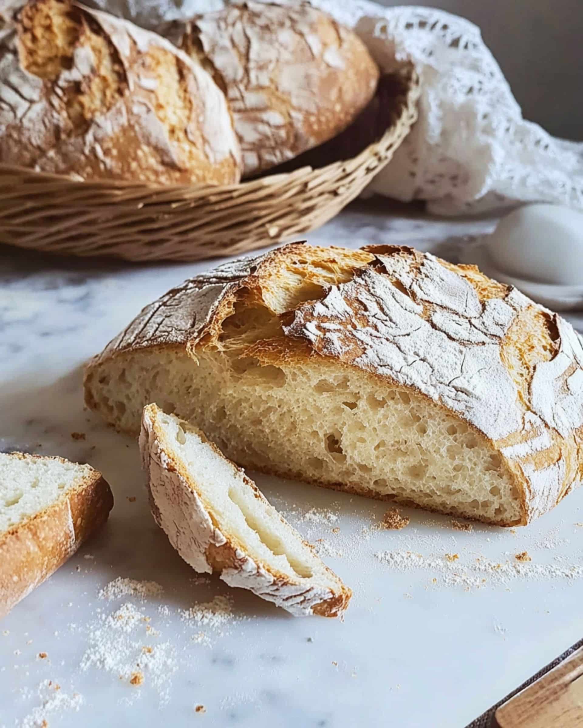 Homemade Crusty Italian Bread Recipe