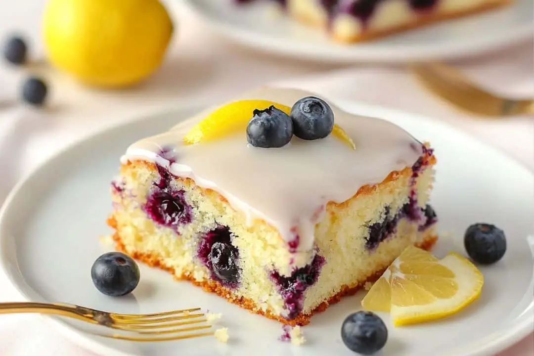 Lemon Blueberry Sheet Cake Recipe