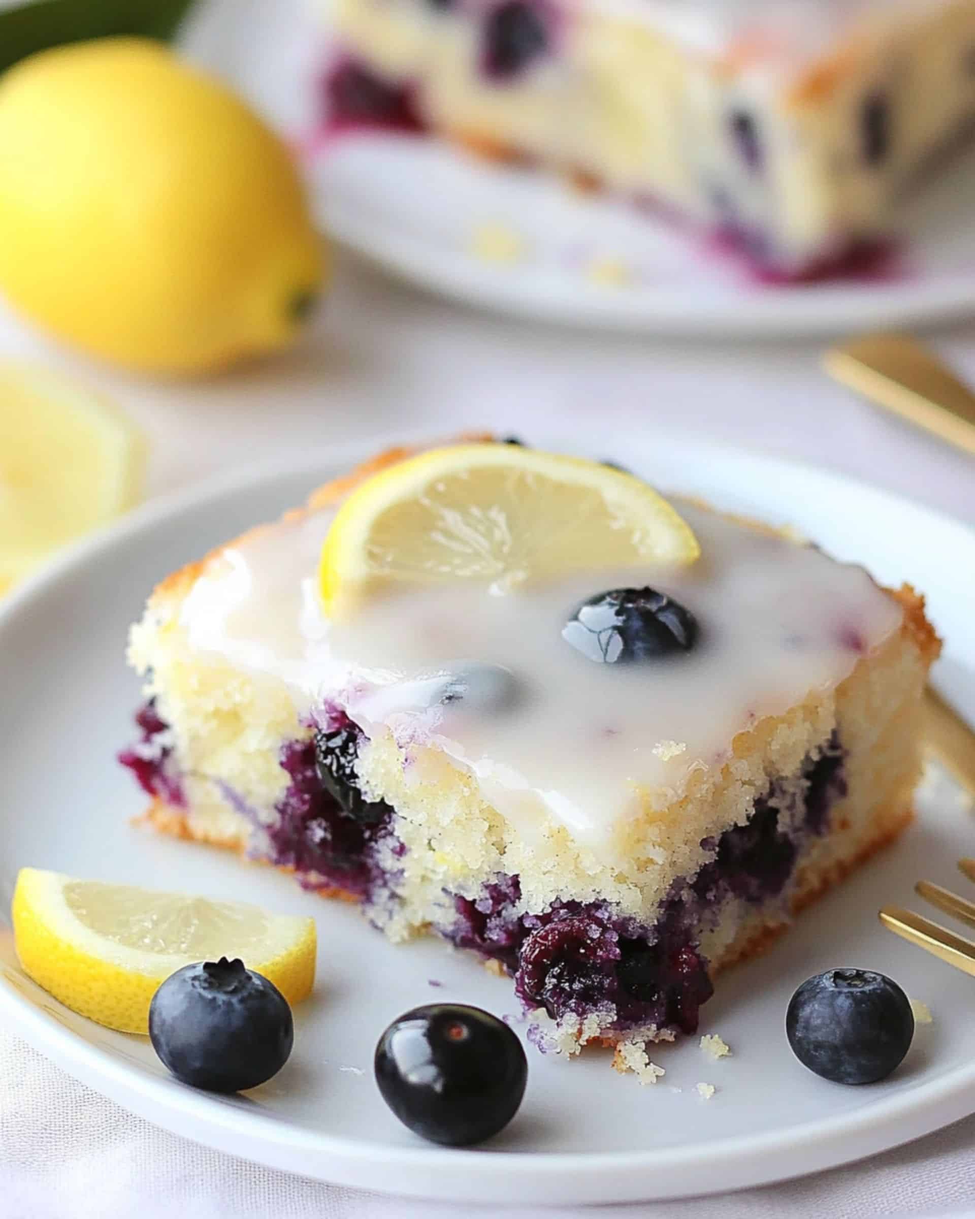 Lemon Blueberry Sheet Cake Recipe