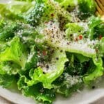 Lemon Parmesan Lettuce Salad Recipe