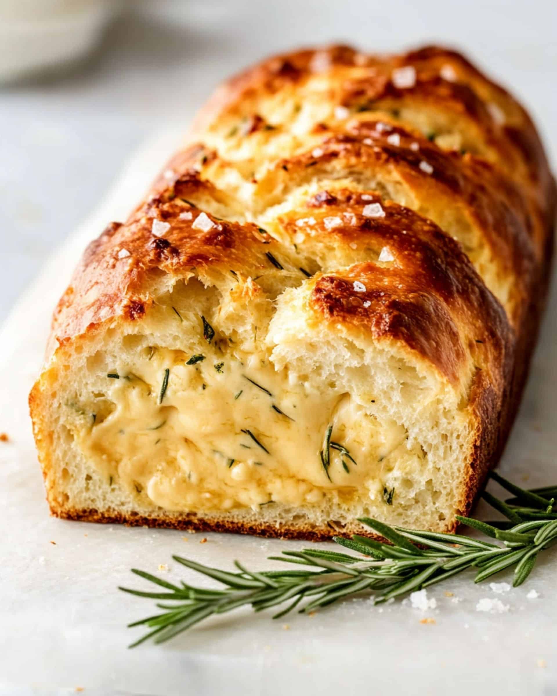 Rosemary Garlic Pull Apart Bread Recipe