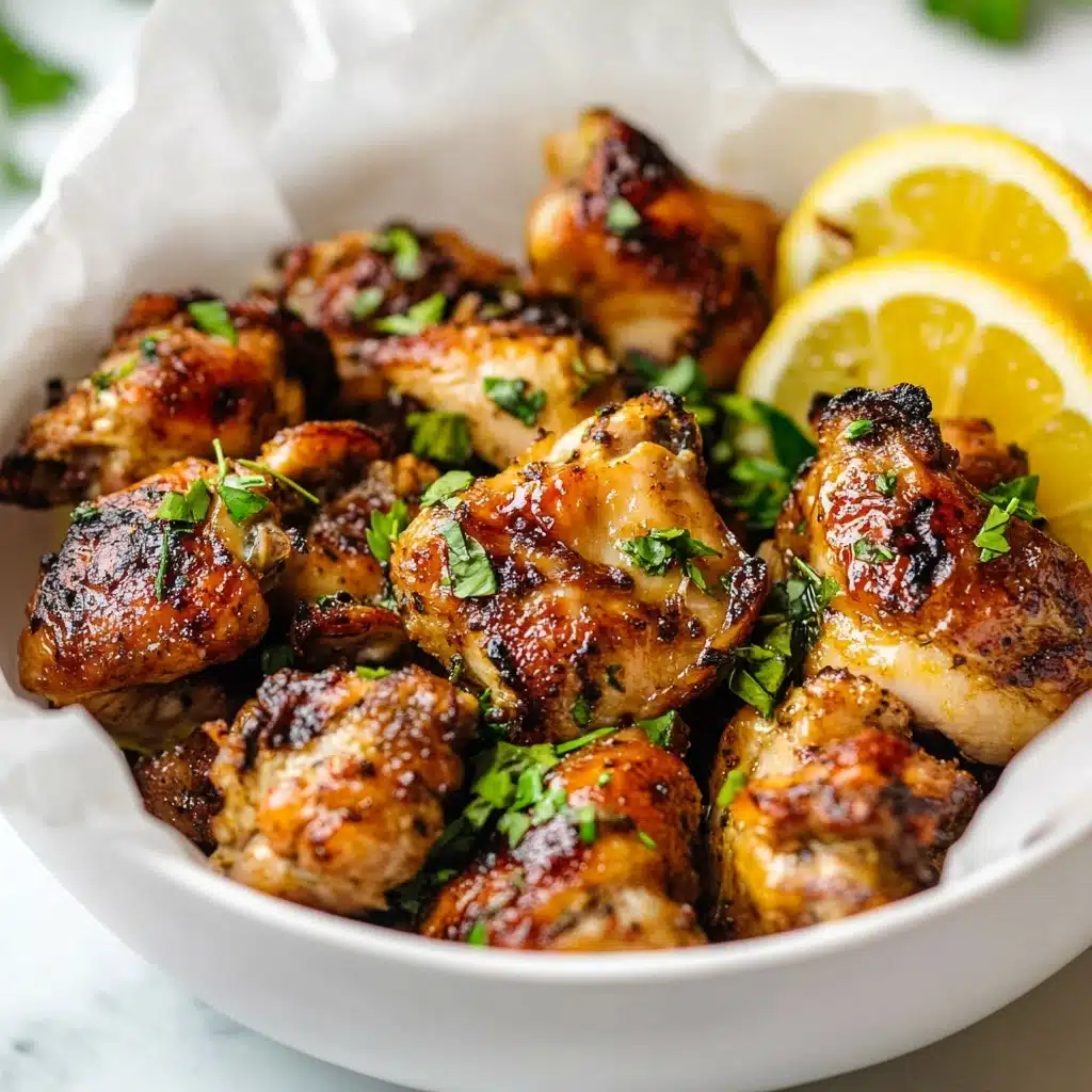 Air Fryer Lemon Chicken Bites Recipe - Recipe Image