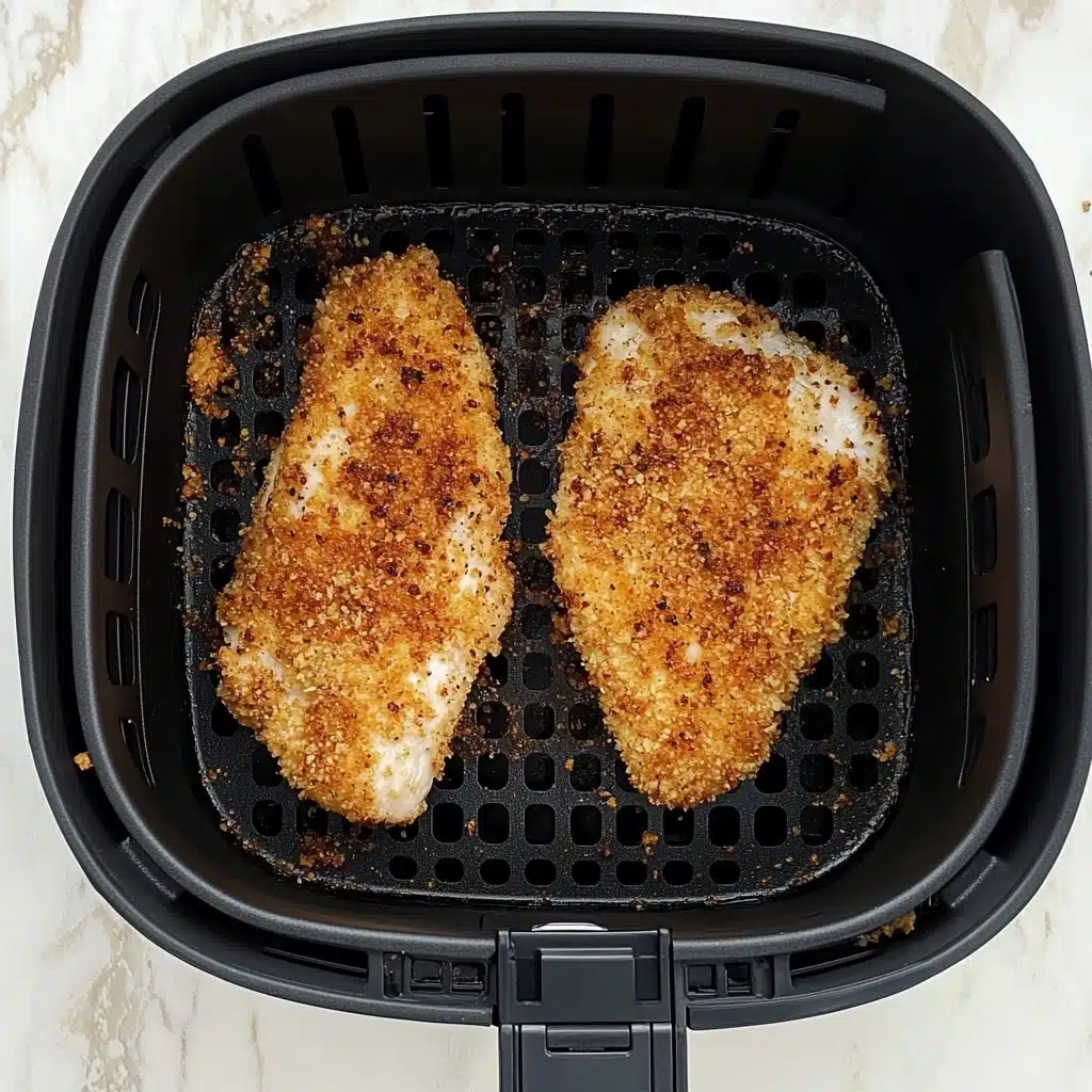 Air Fryer Parmesan Crusted Chicken Recipe - Recipe Image