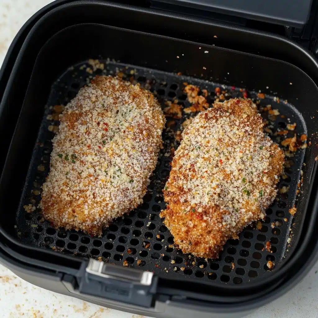 Air Fryer Parmesan Crusted Chicken Recipe - Recipe Image