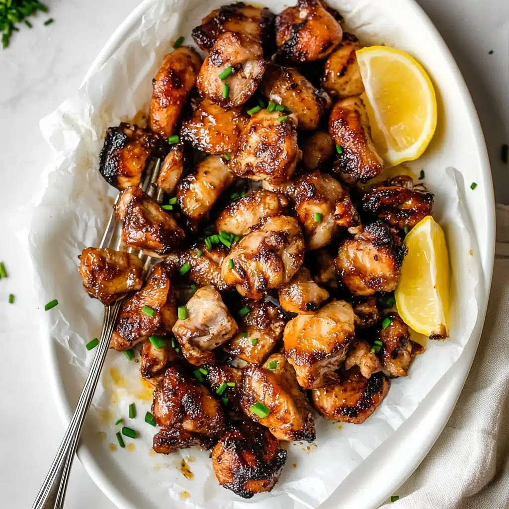 Air Fryer Lemon Chicken Bites Recipe - Recipe Image