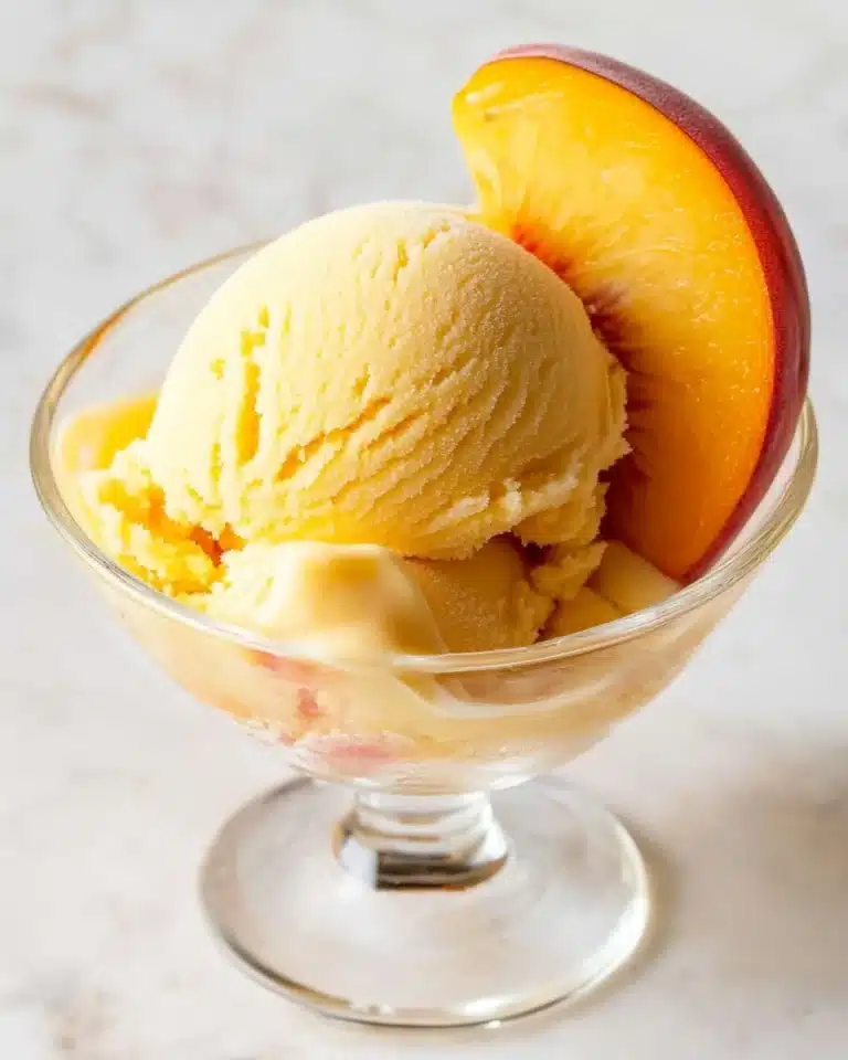 Peach Sorbet Recipe