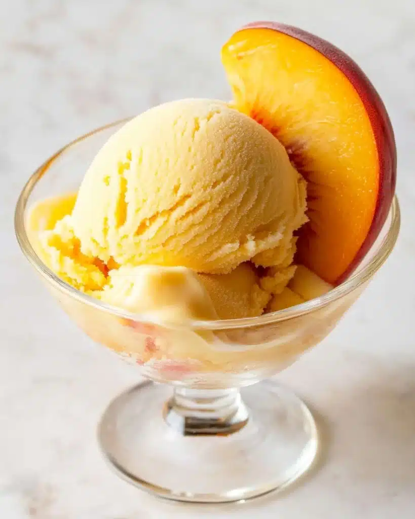 Peach Sorbet Recipe