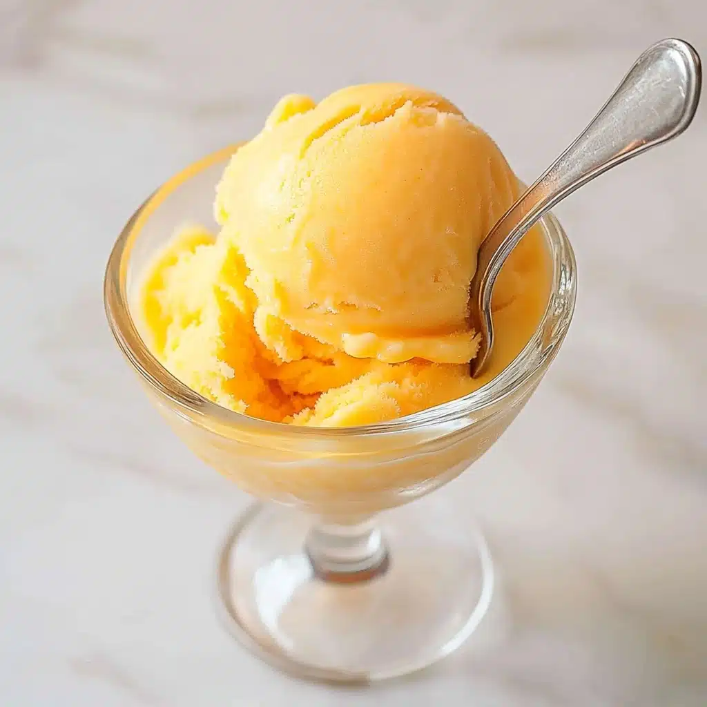 Peach Sorbet Recipe - Recipe Image