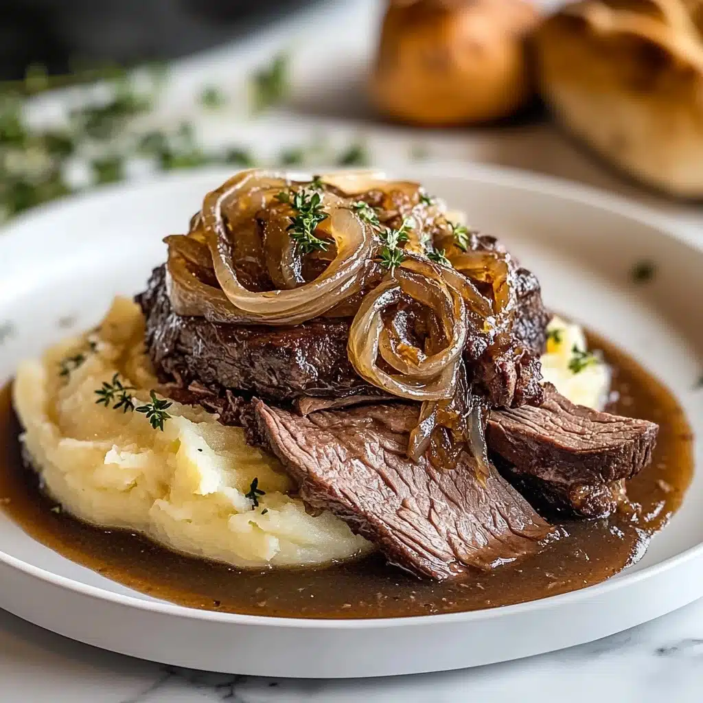 Instant Pot French Onion Pot Roast Recipe - Recipe Image