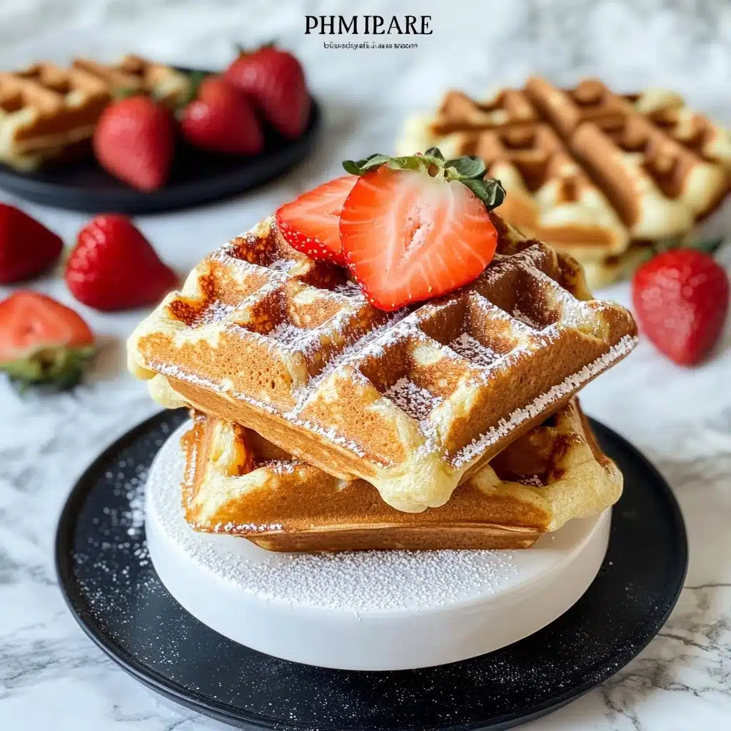 Cinnamon Sugar Churro Waffles Recipe - Recipe Image