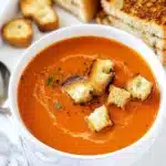 Roasted Tomato Basil Soup Recipe