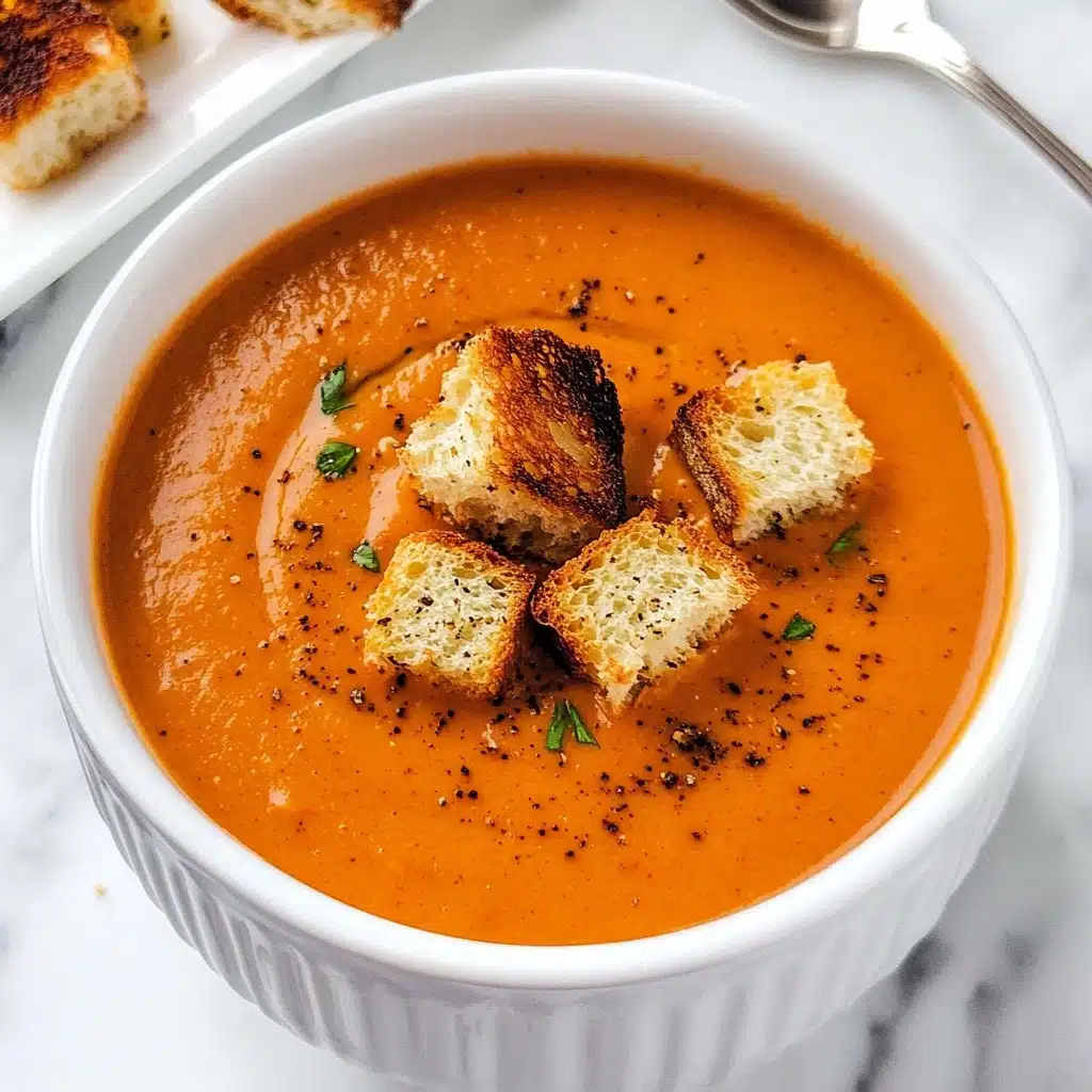Roasted Tomato Basil Soup Recipe - Recipe Image