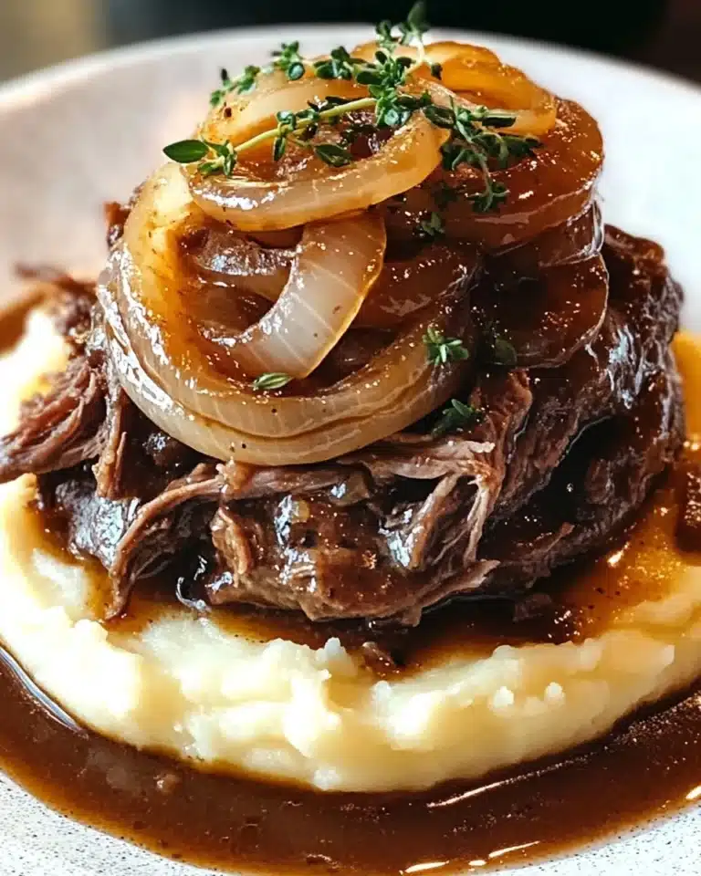 Instant Pot French Onion Pot Roast Recipe