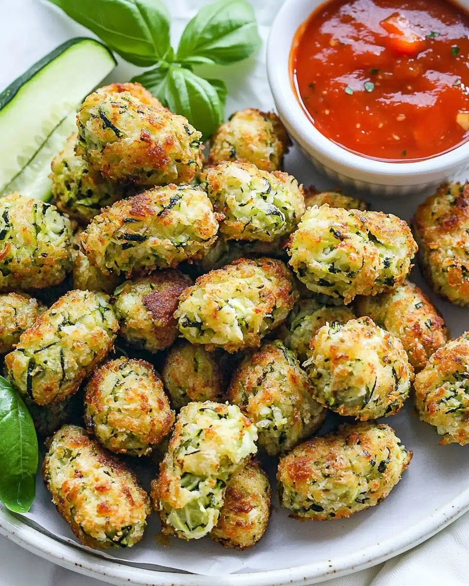 Cheesy Zucchini Tots Recipe