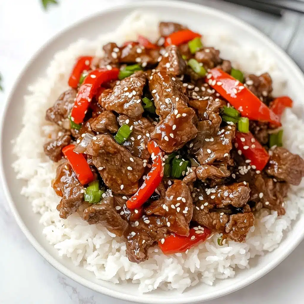 Instant Pot Chinese Pepper Steak Recipe - Recipe Image