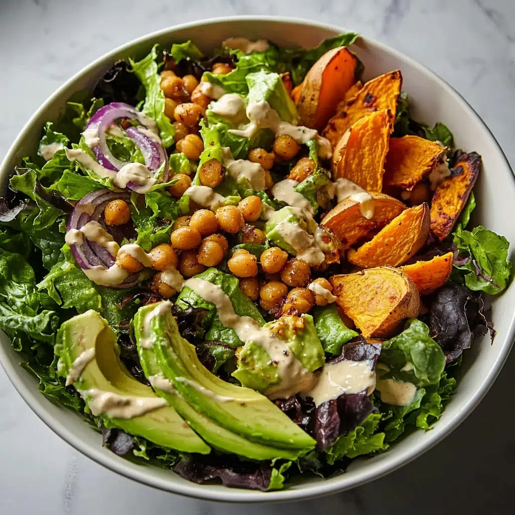 Fig Salad with Roasted Sweet Potatoes and Chickpeas Recipe - Recipe Image