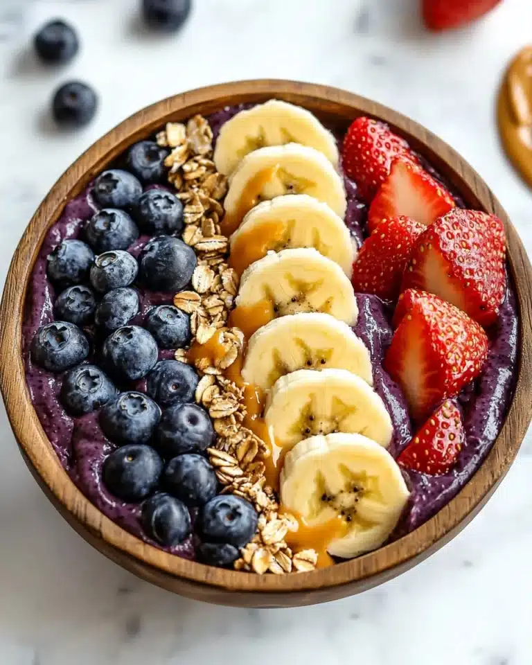 Creamy And Thick Acai Bowl Recipe