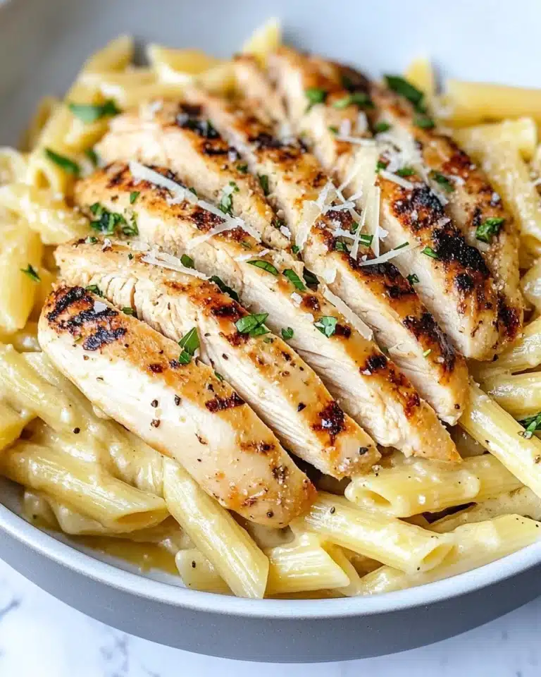Garlic Parmesan Chicken Pasta Recipe