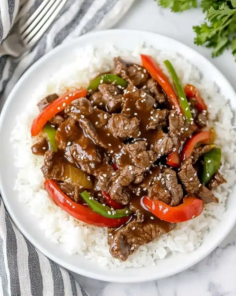 Instant Pot Chinese Pepper Steak Recipe