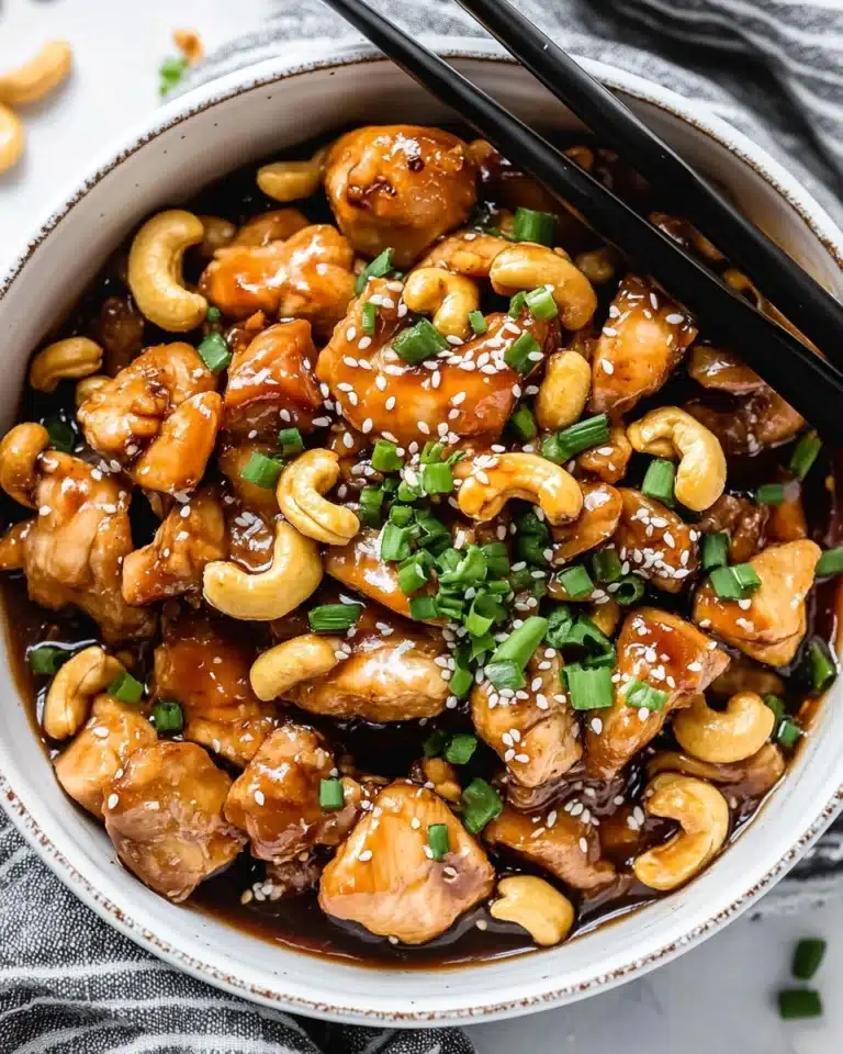Instant Pot Cashew Chicken Recipe