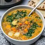 Instant Pot Coconut Curry Lentil Soup Recipe