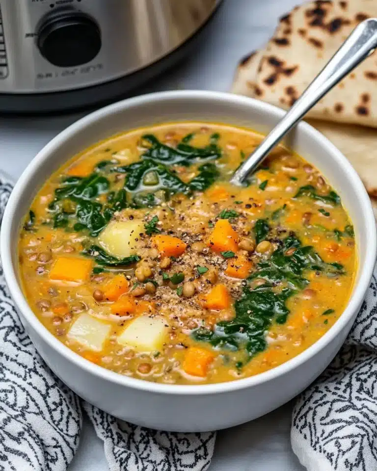 Instant Pot Coconut Curry Lentil Soup Recipe