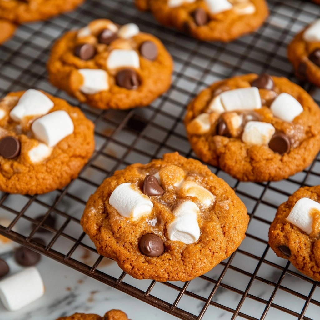 Pumpkin S’mores Cookies Recipe - Recipe Image