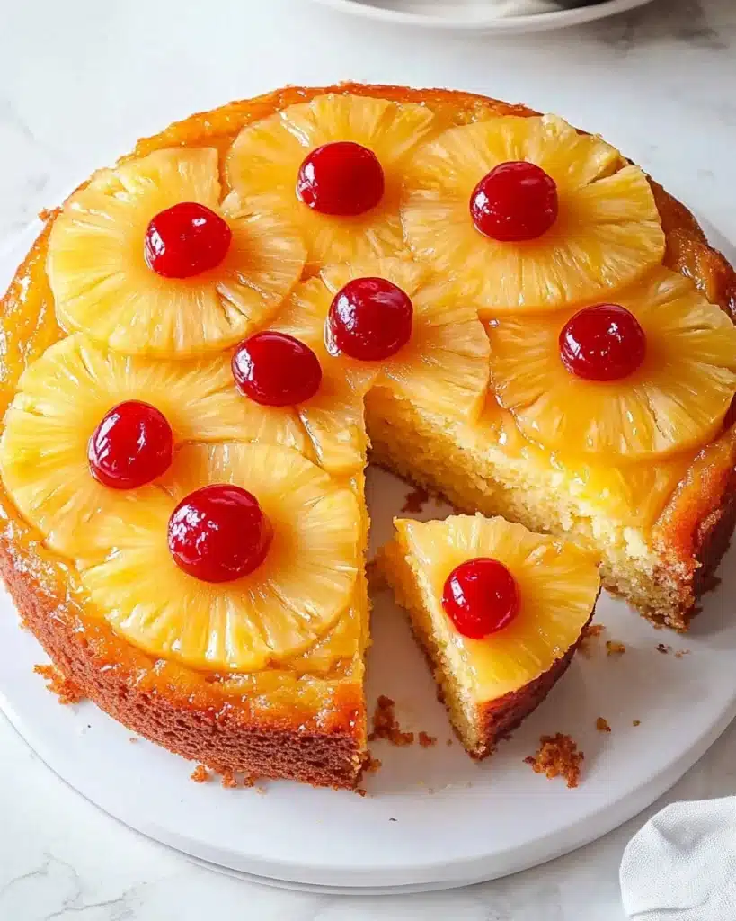 Easy Pineapple Upside Down Cake Recipe
