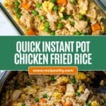 Instant Pot Chicken Fried Rice Recipe