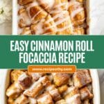 Cinnamon Roll Focaccia Recipe