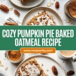 Pumpkin Pie Baked Oatmeal Recipe