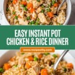 Instant Pot Chicken and Rice Recipe