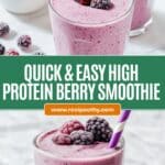 Healthy High Protein Smoothie Recipe