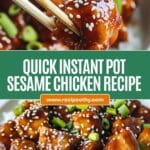 Instant Pot Sesame Chicken Recipe