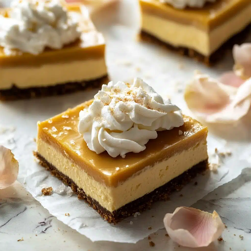 No-Bake Pumpkin Cheesecake Bars Recipe - Recipe Image