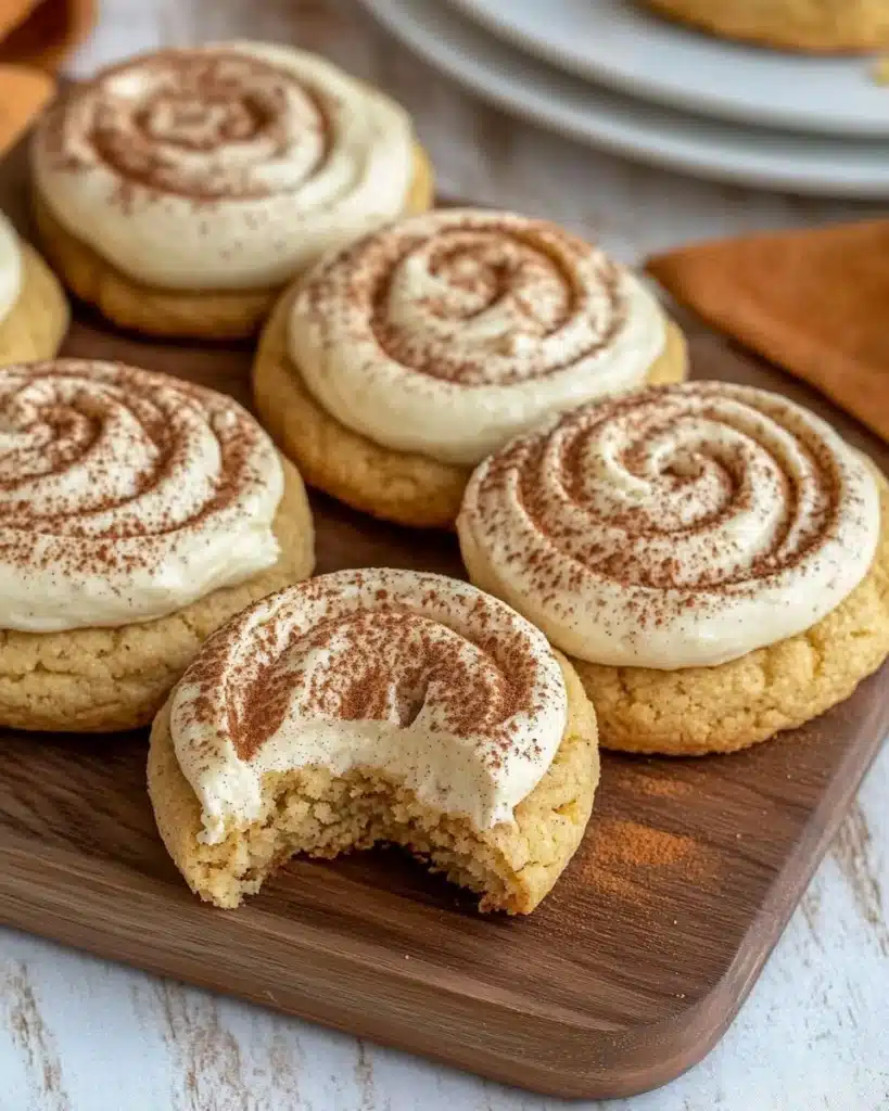 Soft Pumpkin Cookies with Cinnamon Frosting Recipe
