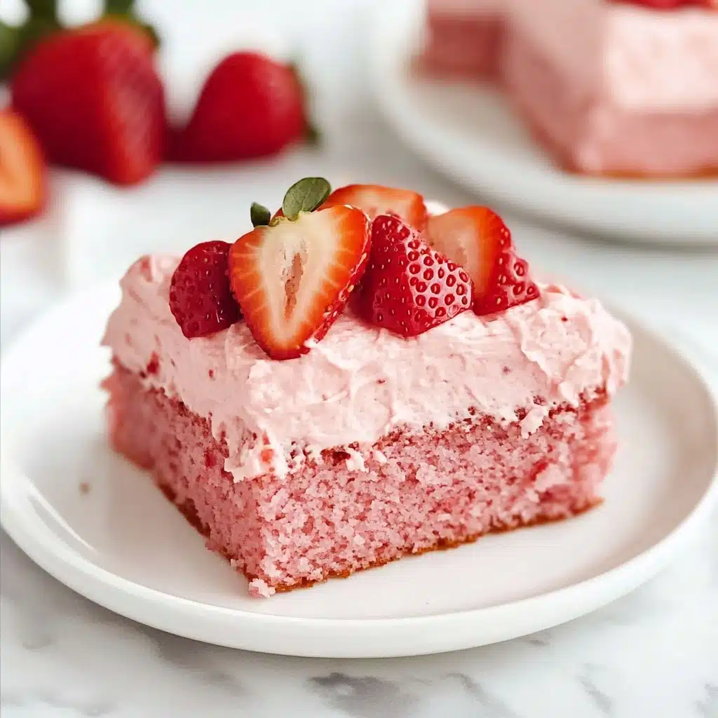 Strawberry Sheet Cake Recipe - Recipe Image