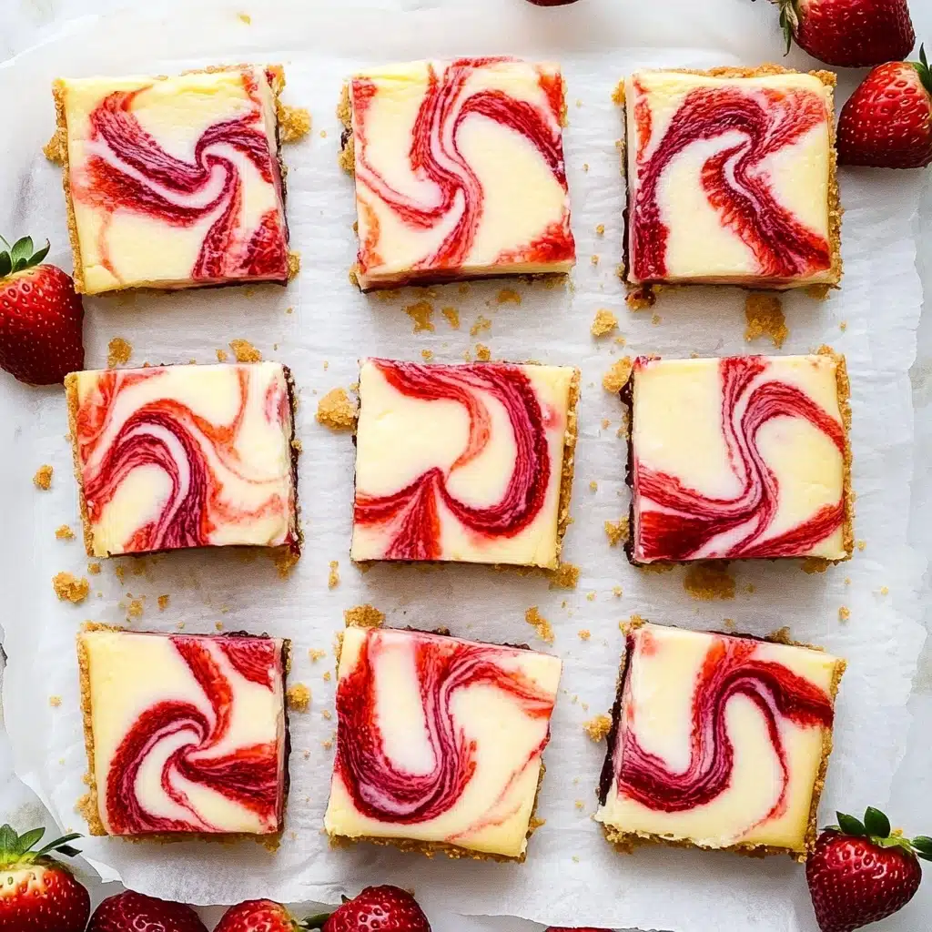 Strawberry Cheesecake Bars Recipe - Recipe Image