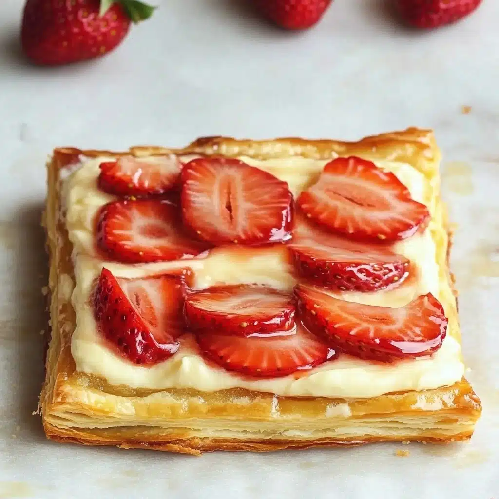 Strawberry Cream Cheese Danish Recipe - Recipe Image