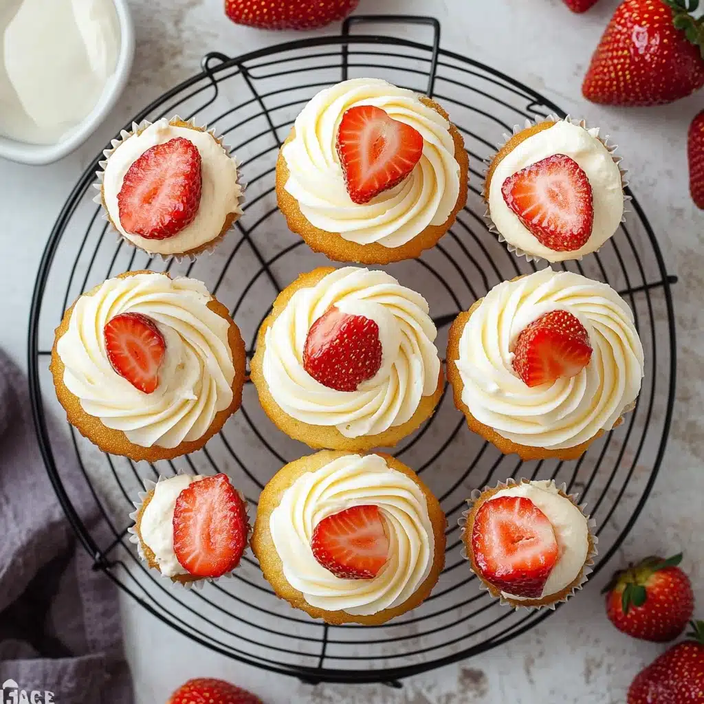 Strawberry Cheesecake Cupcakes Recipe - Recipe Image